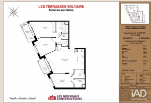 Appartement à ASNIÈRES-SUR-SEINE (92600)