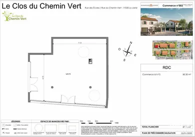 Commercial walls in LA JARRIE (17220)