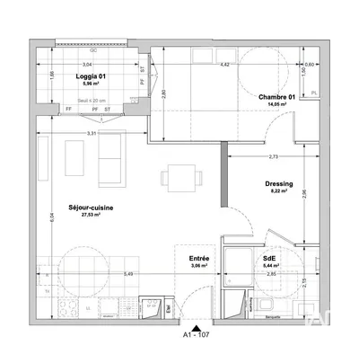 Apartment in LA ROCHELLE (17000)