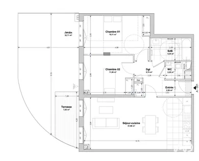 Apartment in LA ROCHELLE (17000)