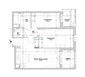 Appartement à LA ROCHELLE (17000)
