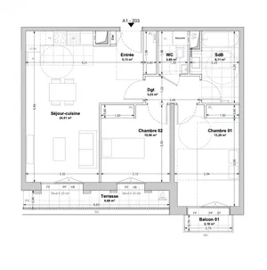 Appartement à LA ROCHELLE (17000)