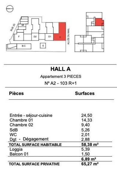 Appartement à LA ROCHELLE (17000)