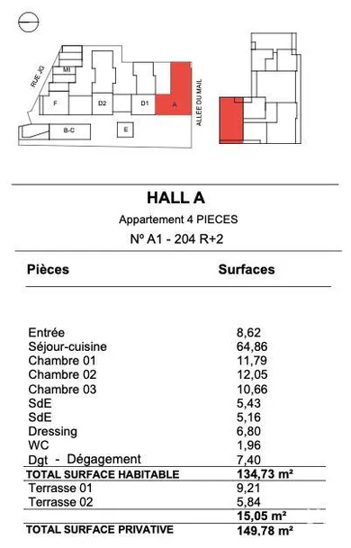 Appartement à LA ROCHELLE (17000)