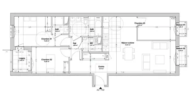 Appartement à LA ROCHELLE (17000)