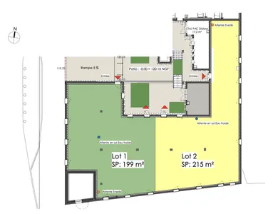 Commercial walls in CAHORS (46000)