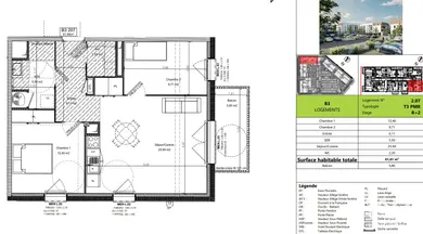 Appartement à BRETTEVILLE-SUR-ODON (14760)