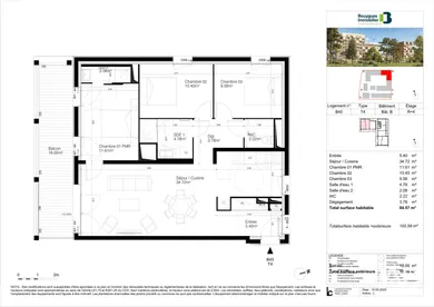 Apartment in BORDEAUX (33300)