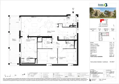 Apartment in BORDEAUX (33300)