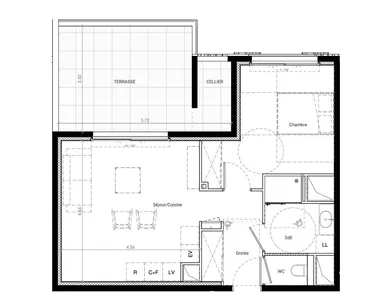 Appartement à BAILLARGUES (34670)