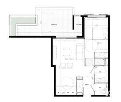 Appartement à BAILLARGUES (34670)