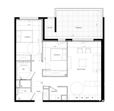 Appartement à BAILLARGUES (34670)