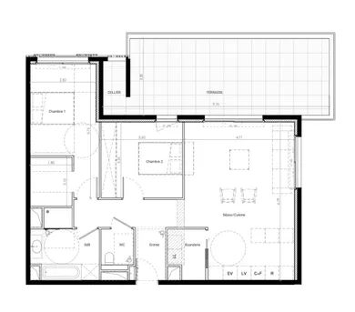 Appartement à BAILLARGUES (34670)