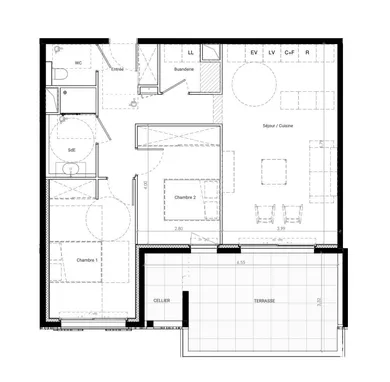 Appartement à BAILLARGUES (34670)