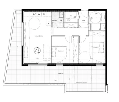 Appartement à BAILLARGUES (34670)