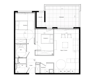 Appartement à BAILLARGUES (34670)