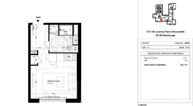 Apartment in MONTROUGE (92120)