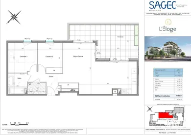 Appartement à THONON-LES-BAINS (74200)
