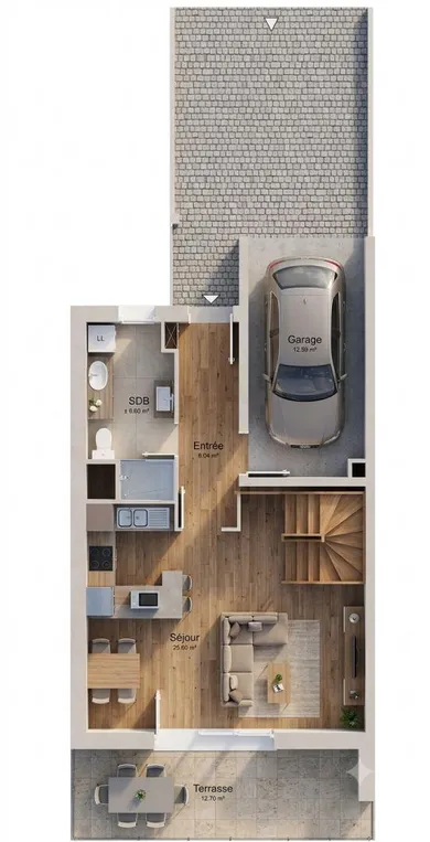 Maison à SAINT-PIERRE-LÈS-NEMOURS (77140)