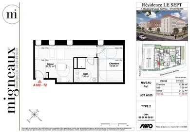 Appartement à REIMS (51100)