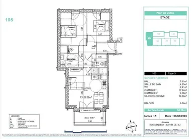 Apartment in CAMIERS (62176)