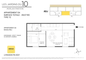 Appartement à MORLAIX (29600)