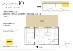 Appartement à MORLAIX (29600)