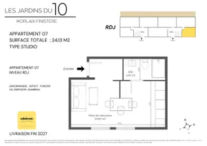 Appartement à MORLAIX (29600)