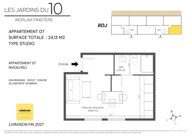 Appartement à MORLAIX (29600)