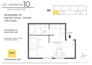 Apartment in MORLAIX (29600)