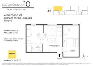 Appartement à MORLAIX (29600)