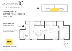 Apartment in MORLAIX (29600)