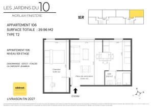 Appartement à MORLAIX (29600)