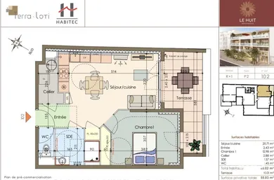 Appartement à NÎMES (30900)