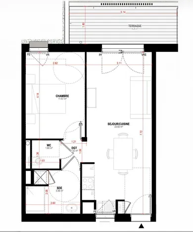 Appartement à SAINT-NAZAIRE (44600)