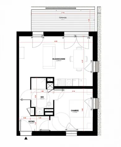 Appartement à SAINT-NAZAIRE (44600)