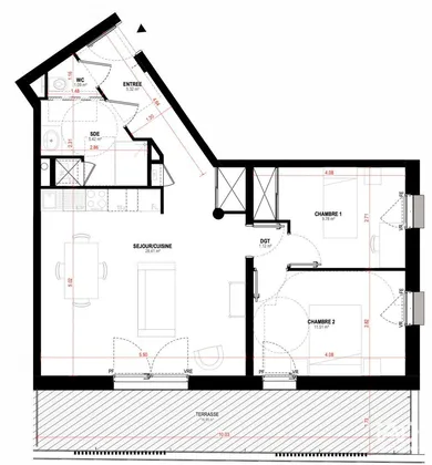 Appartement à SAINT-NAZAIRE (44600)