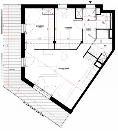 Appartement à SAINT-NAZAIRE (44600)