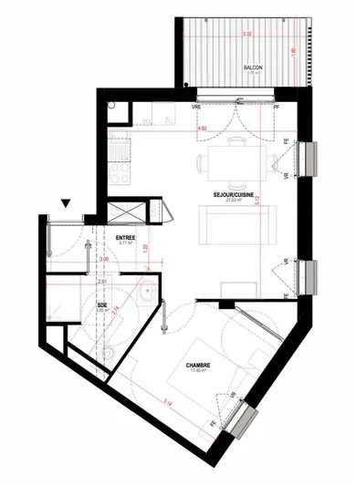 Appartement à SAINT-NAZAIRE (44600)