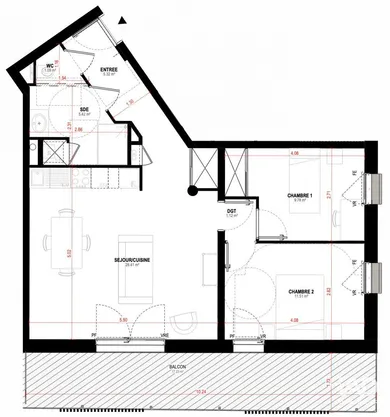 Appartement à SAINT-NAZAIRE (44600)