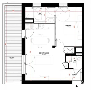 Appartement à SAINT-NAZAIRE (44600)