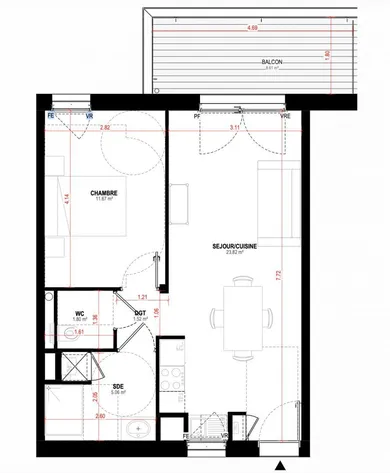 Appartement à SAINT-NAZAIRE (44600)