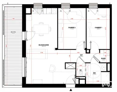 Appartement à SAINT-NAZAIRE (44600)