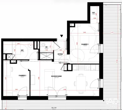 Appartement à SAINT-NAZAIRE (44600)