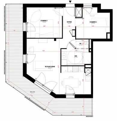 Appartement à SAINT-NAZAIRE (44600)