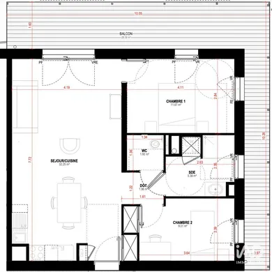 Appartement à SAINT-NAZAIRE (44600)
