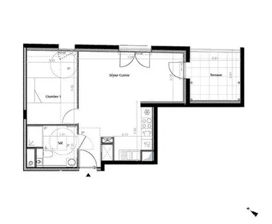 Appartement à PONTCHÂTEAU (44160)