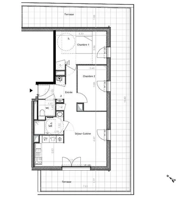 Appartement à PONTCHÂTEAU (44160)