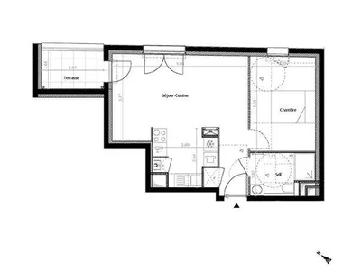 Appartement à PONTCHÂTEAU (44160)