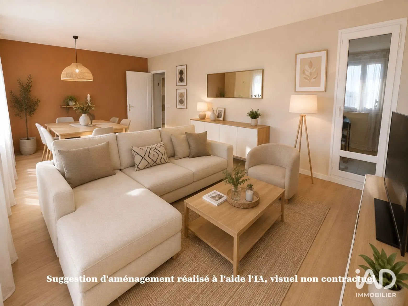 Vente appartement à GAGNY (93220) : appartement 4 pièces 74 m² - 2083893 — 2